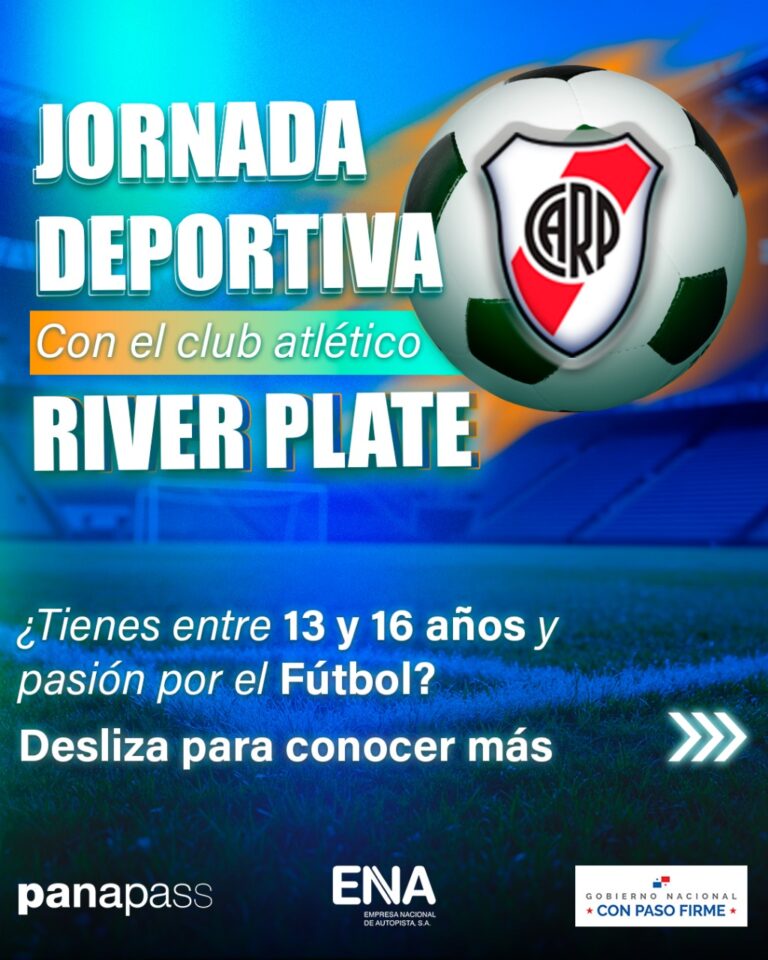 Jornada de formación deportiva y visorias del Club Atlético River Plate llegan a Panamá
