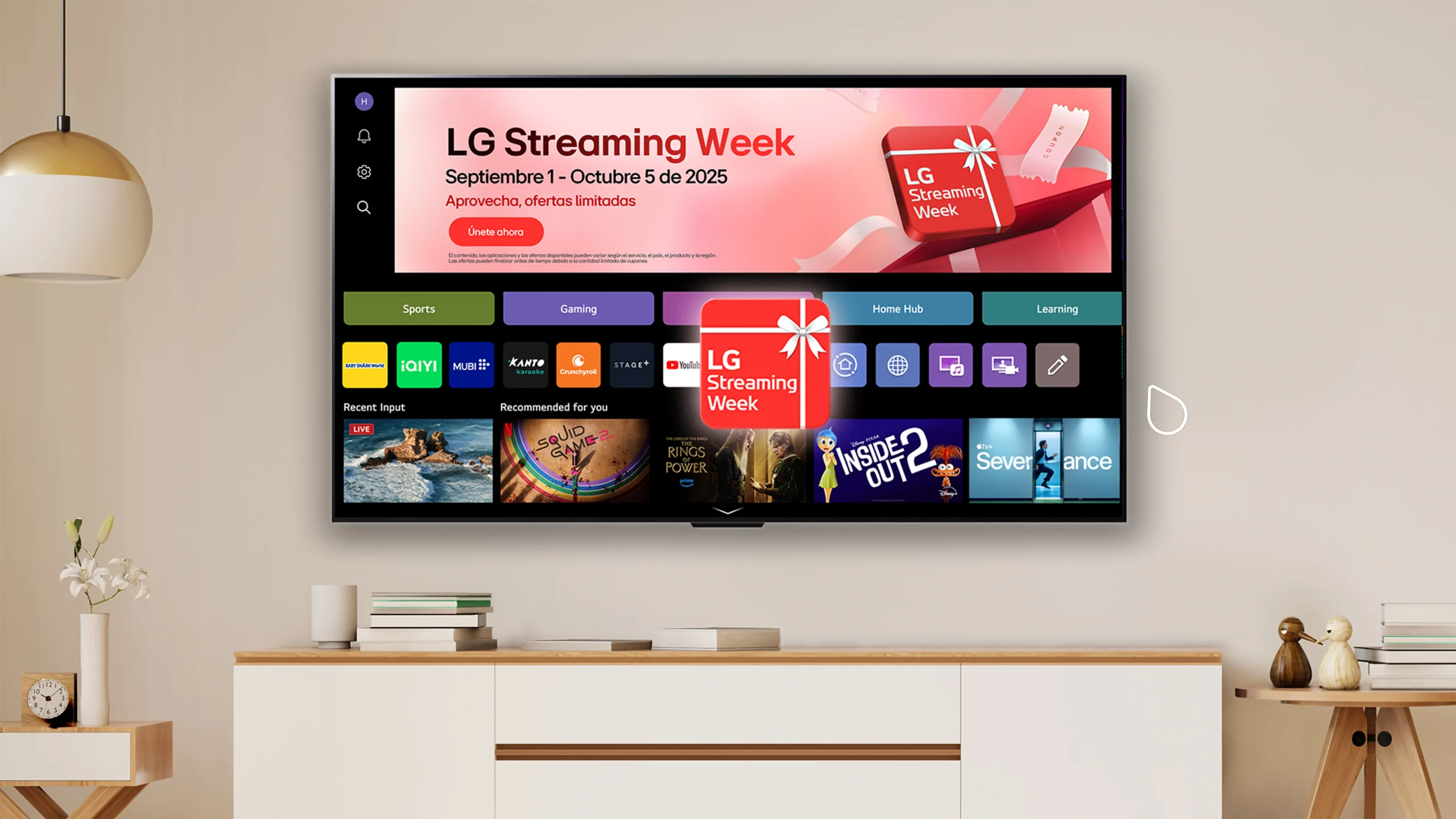 LG Streaming Week 2025: entretenimiento en casa con promos y contenido exclusivo